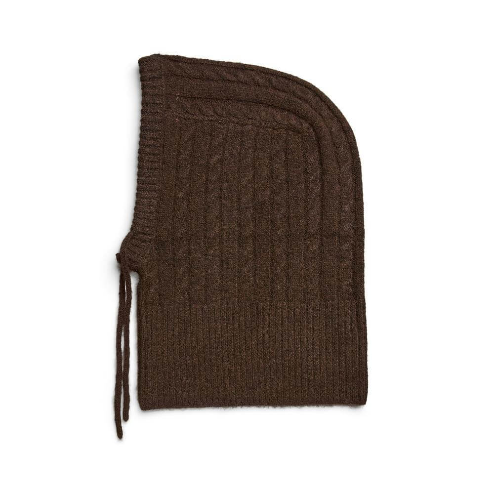 Pieces Nambi Cable Knit Balaclava